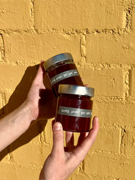 Organic Quince, Honey + Bay Leaf Jam 200ml